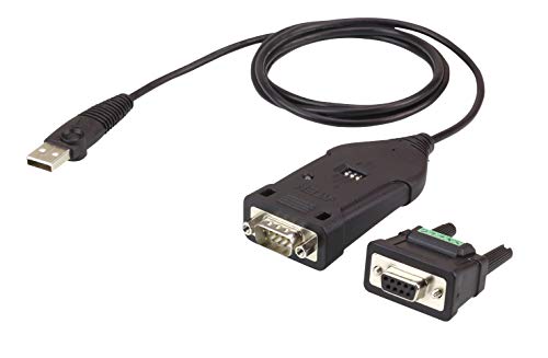 ATEN UC485 câble Série Noir 1,2 m USB Type-A DB-9