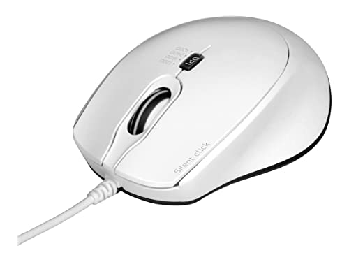 PORT DESIGNS Mouse Office Pro Silent Wired - White