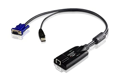 ATEN KA7175-AX câble kvm Noir, Bleu, Métallique