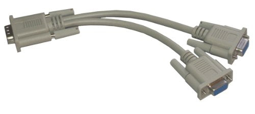 MCL ADAPTATEUR EN Y HD15M VERS 2X HD15F EN CABLE DE 40CM