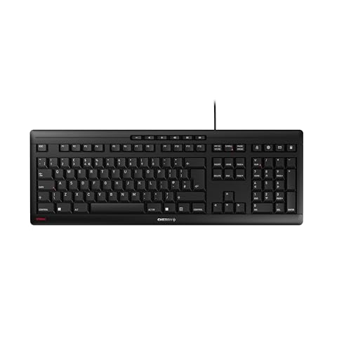 CHERRY Clavier STREAM KEYBOARD USB gris QWERTY (US)