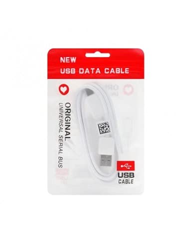 Câble Data Type-C Vers USB - 1m - Blanc - (Compatible, Blister)