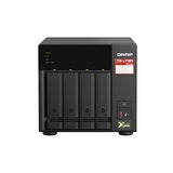 QNAP TS-473A-8G NAS AMD Ryzen Embedded V1500B 8Go SO-DIMM DDR4 4x 2.5/3.5inch SATA 6Gbps 2x M.2 2280 NVMe PCIe Gen3 x1 slots