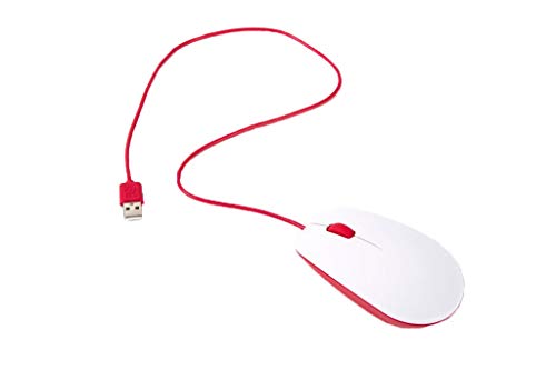 SOURIS BLANCHE ROUGE OFFICIELLE POUR RASPBERRY PI