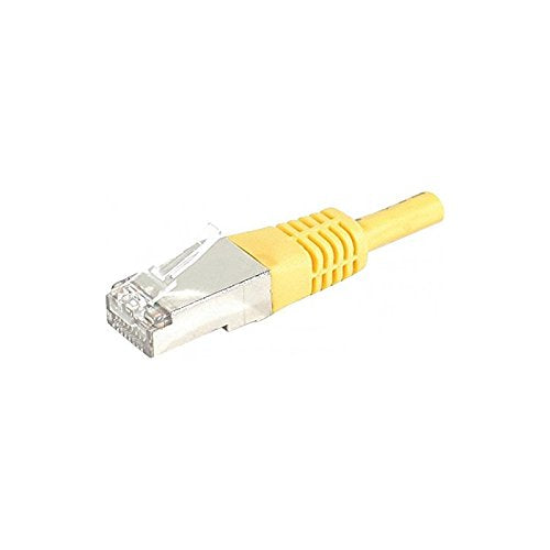 Cordon RJ45 catégorie 6 S/FTP jaune - 5 m