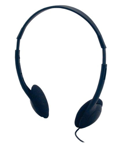 MCL Casque stéréo avec contrôle du volume - Noir