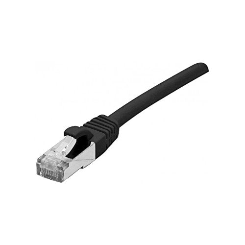 Cordon RJ45 catégorie 6A S/FTP LSOH snagless noir - 5 m