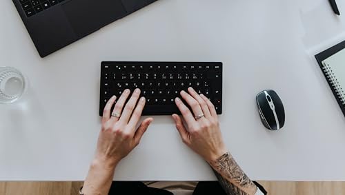 CHERRY Souris MW 9100 sans fil nano USB / BT noire