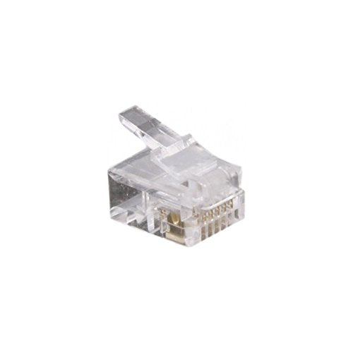 Connecteur à sertir 6P6C RJ12 UTP Téléphonie - lot de 10