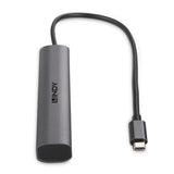 LINDY 4 Port USB 3.2 Gen 2 Type C Hub