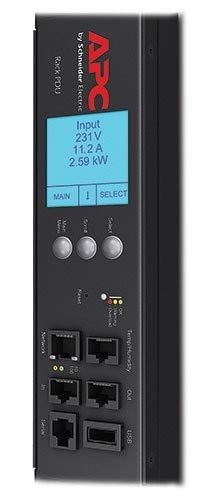 APC Switched Rack PDU 2G Zero U Rack AC 200/208/230V Ethernet 10/100 RS-232 input IEC 60309 output connectors 24 0U Black
