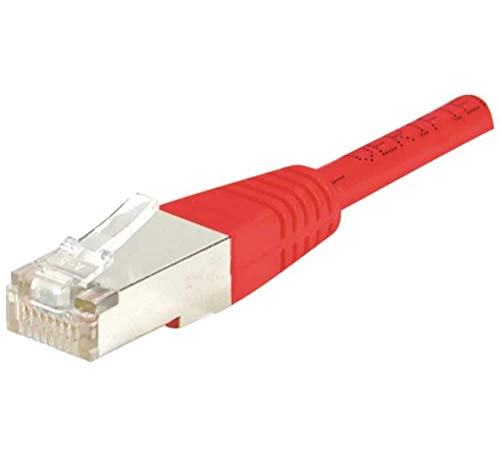 Cordon RJ45 catégorie 5e F/UTP rouge CCA - 5 m