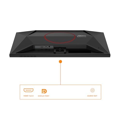 AOC 24G42E 24p Gaming Monitor 180Hz 1920x1080 1ms HDMI DP Black/Grey