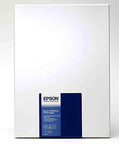 EPSON S045050 Traditional photo  papier inkjet 330g/m2 A4 25 feuilles pack de 1