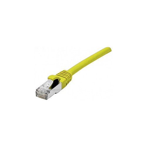 Cordon RJ45 catégorie 6A F/UTP LSOH snagless jaune - 1 m