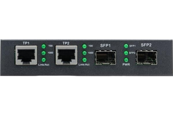 Switch 4P Gigabit dont 2 ports fibre SFP 1000SX/LX