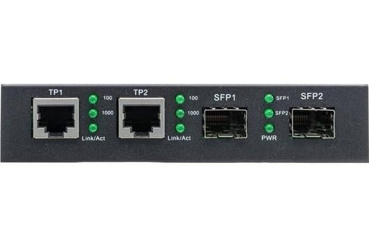Switch 4P Gigabit dont 2 ports fibre SFP 1000SX/LX