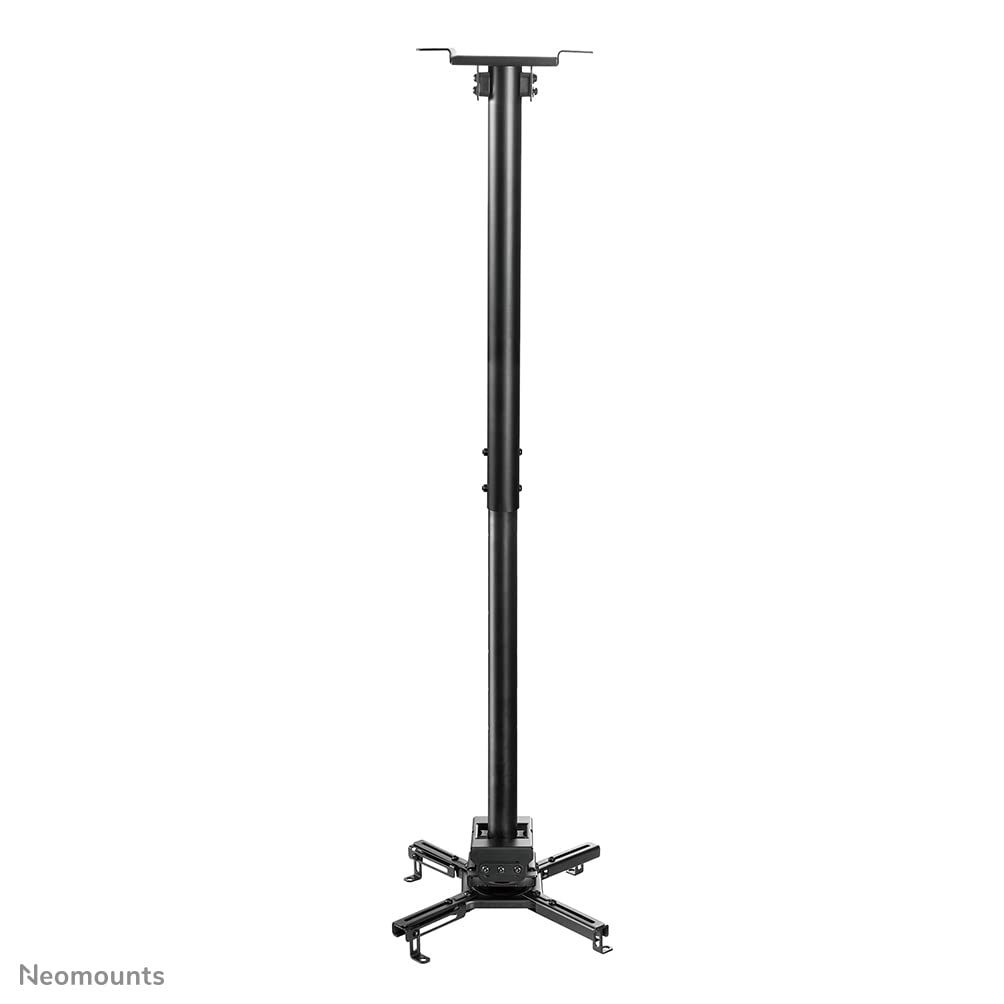NEOMOUNTS CL25-540BL1 Support de plafond pour vidéoprojecteur - h 60.5-90.5 cm - installation facile - orientable