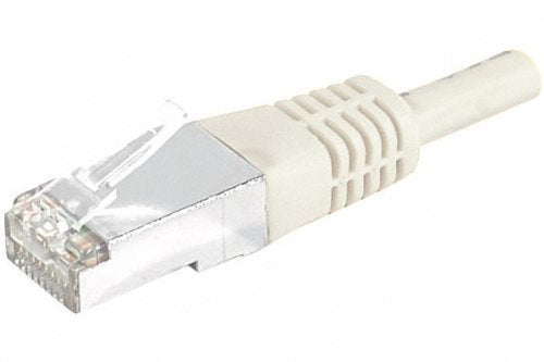 Cordon RJ45 catégorie 6 S/FTP gris - 0,3 m