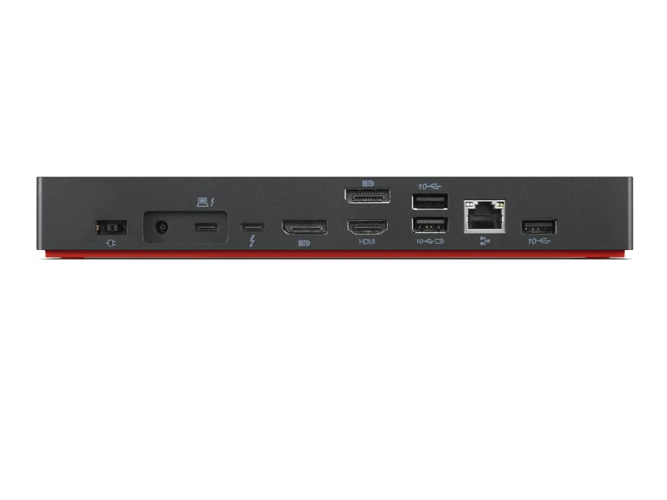 LENOVO ThinkPad Thunderbolt 4 WorkStation Dock - Thunderbolt 4 - HDMI, 2 x DP, 2 x Thunderbolt - 1GbE - 300 Watt
