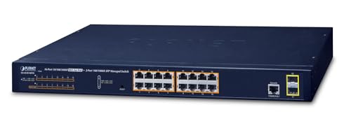PLANET GS-4210-16P2S Switch 16p Gigabit PoE+ 220W & 2 SFP