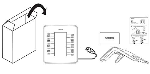 SNOM D7 black keypad for   SNOM 715 / 720 / 725 / 760 / 765