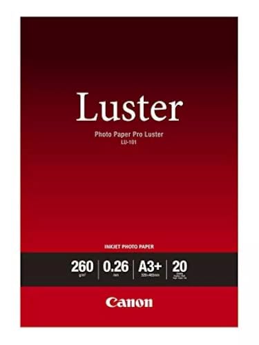 CANON LU-101 260g/m2 A3+ 20 feuilles pack de 1 luster paper
