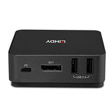 LINDY 2 Port Type C DisplayPort 1.2 KVM Switch