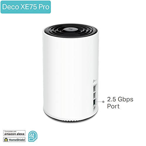 TP-Link Deco XE75 Pro (2-pack) Tri-bande (2,4 GHz / 5 GHz / 6 GHz) Wi-Fi 6E (802.11ax) Blanc 3 Interne