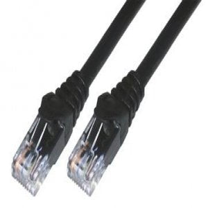 MCL Cordon de brassage RJ45 CAT 6 U/UTP - 5m Noir