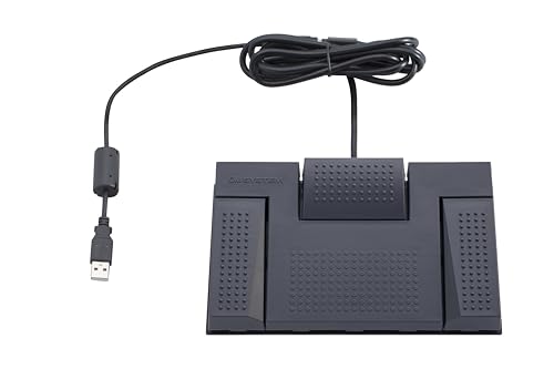 OM SYSTEM TA-RS28N-BLK-E1 - USB Pedalier 3 pédales