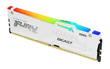 KINGSTON 32Go 6800MT/s DDR5 CL34 DIMM Kit of 2 FURY Beast White RGB EXPO