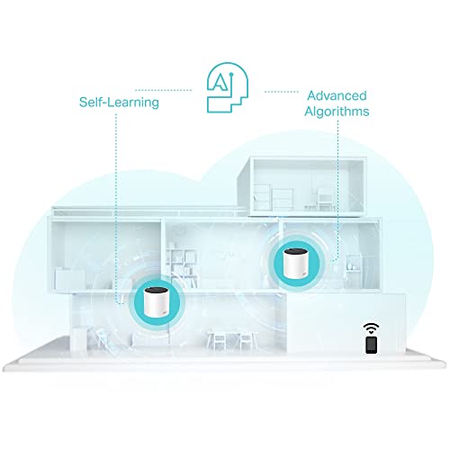 TP-Link DECO X55 (3-Pack) Bi-bande (2,4 GHz / 5 GHz) Wi-Fi 6 (802.11ax) Blanc Interne