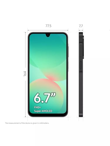 Samsung Galaxy A26 5G 8/256Go Noir