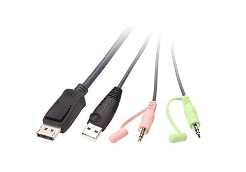 ATEN 2-Port USB DisplayPort Cable KVM Switch