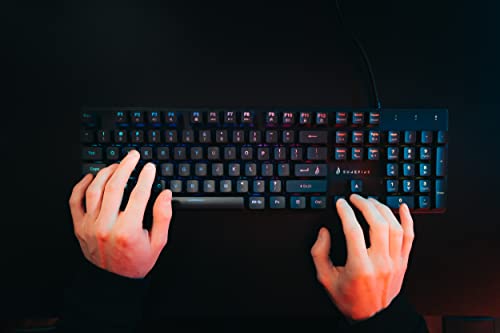 VERBATIM SUREFIRE KINGPIN M2 MECHANICAL MULTIMEDIA RGB GAMING KEYBOARD AZERTY FRENCH WCF (P)