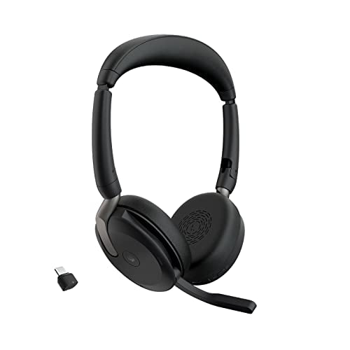 Jabra Evolve2 65 Flex Casque Avec fil &sans fil Arceau Bureau/Centre d'appels USB Type-C Bluetooth Noir