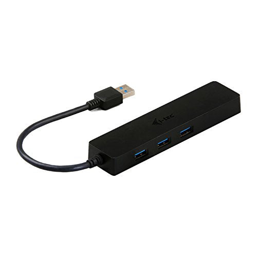 I-TEC USB 3.0 Slim HUB 3 Port with Gigabit Ethernet Adapter ideal for Notebook Ultrabook Tablet PC support Win und Mac OS