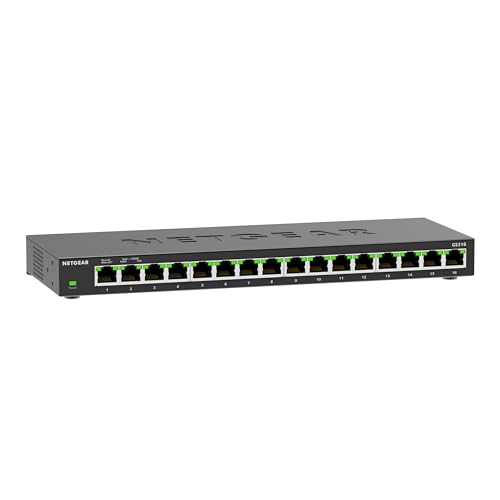 NETGEAR 16PT GE UNMANAGED SWITCH SOHO GS316