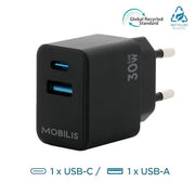 MOBILIS Chargeur secteur - 30W Smartphone Tablette