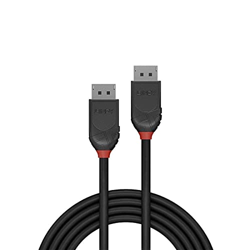 LINDY 3m DisplayPort 1.2 Cable Black Line