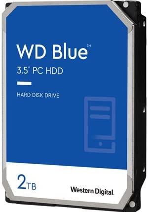 WD Blue 2To SATA 6Gb/s HDD internal 3.5p serial ATA 256Mo cache 7200RPM RoHS compliant Bulk