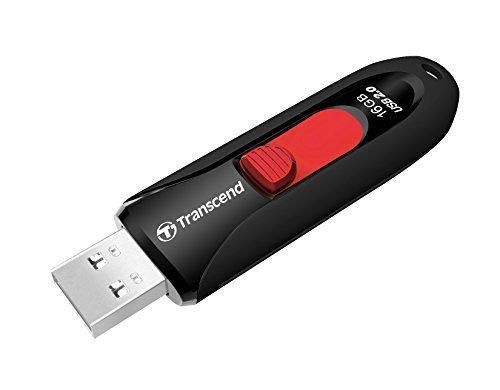 TRANSCEND Cle USB 2.0 JetFlash 590 - 16Go Noir/Rouge