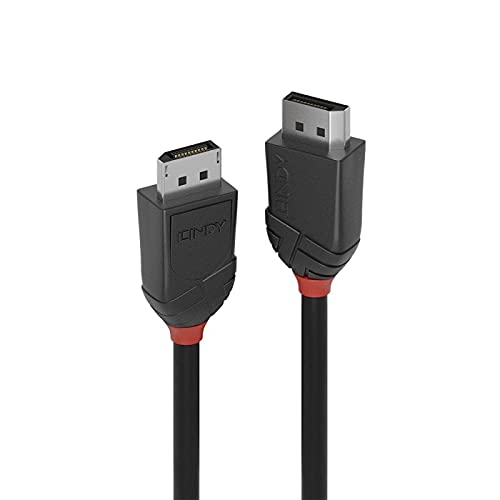 LINDY Black Line Video Cable DP 1.2 DP-DP M-M 1.5m black