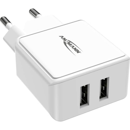 CHARGEUR SECTEUR 2 PORTS USB Type-A 2,4 A NOIR