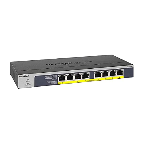 NETGEAR GS108PP Switch 8 ports PoE+ 10/100/1000