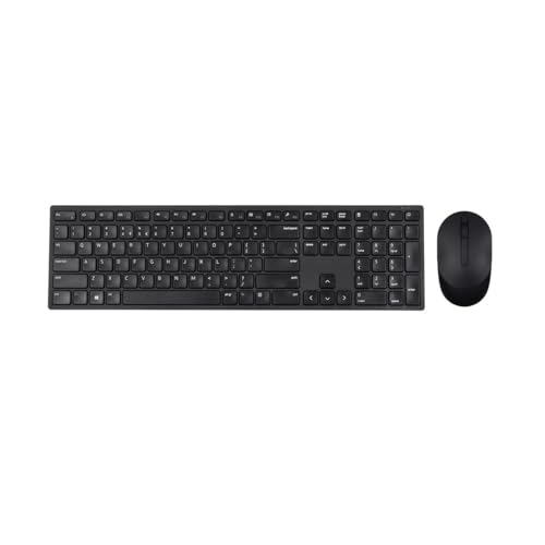 DELL KM5221W clavier Souris incluse RF sans fil QWERTY US International Noir