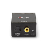 LINDY Phono to TosLink Optical & Coaxi Convert analogue audio to a digital audio signal