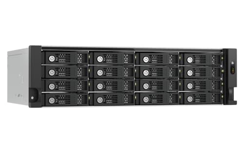 QNAP TL-R1600PES-RP 16-bay 3U rackmount PCIe interface SATA JBOD expansion enclosure 2.5/3.5p