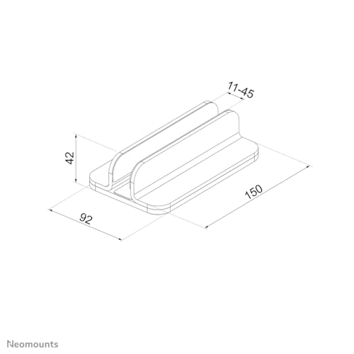 NEOMOUNTS NSLS300BLACK Support dordinateur portable 11-17p - universel